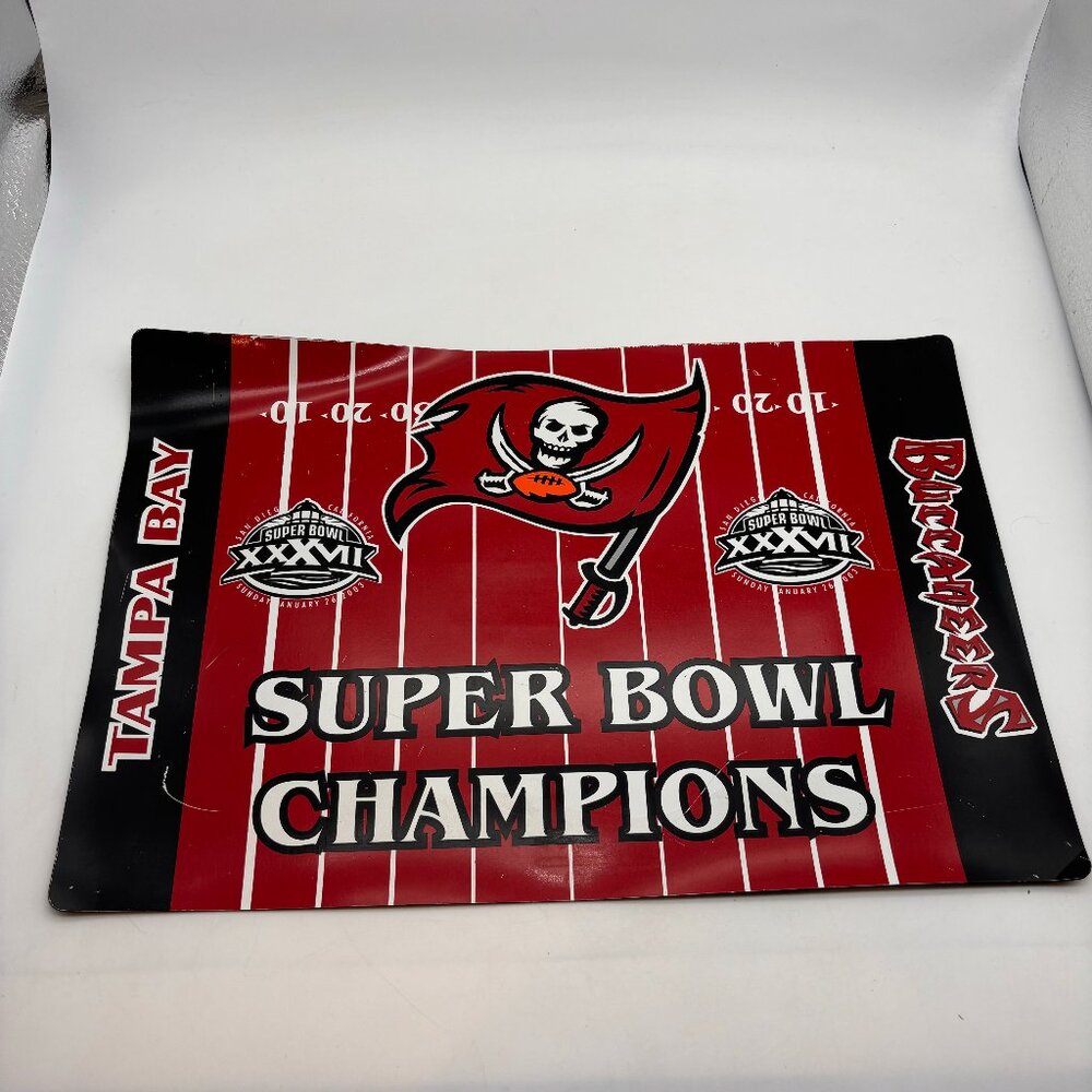 Vintage NFL Tampa Bay Buccaneers Super Bowl XXXVII Champions Large Square Magnet